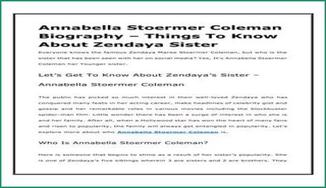 Annabella Stoermer Coleman: The Rising Star You Need to Know